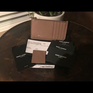 ****SOLD****Saint Laurent Fragments Card Holder